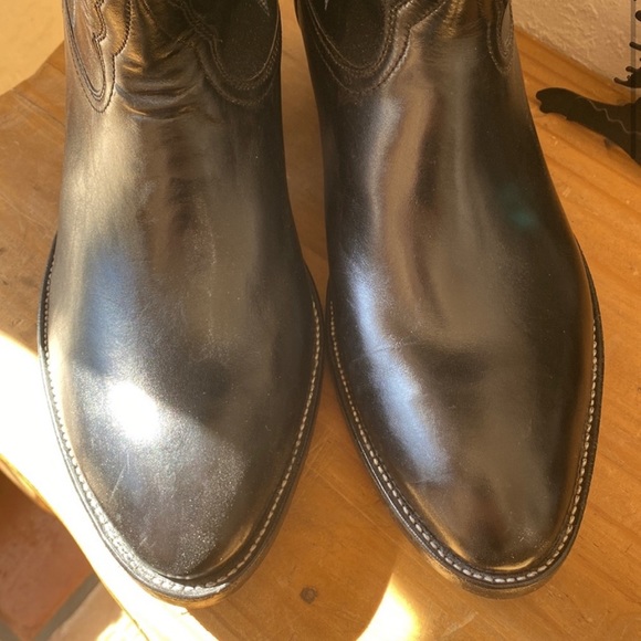 🎉NEW‼️ BILTRITE BLACK EMBROIDERED COWGIRL BOOTS‼️ - Picture 4 of 16